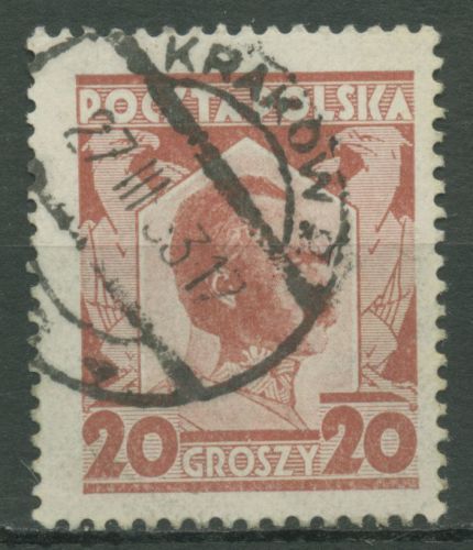 Polen 1927 Marschall Jozef Pilsudski 245 gestempelt