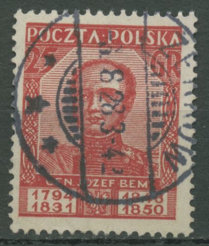 Polen 1928 General Jozef Bem 256 gestempelt