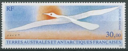 Franz. Antarktis 1990 Vogel Gemälde von Folon 270 postfrisch