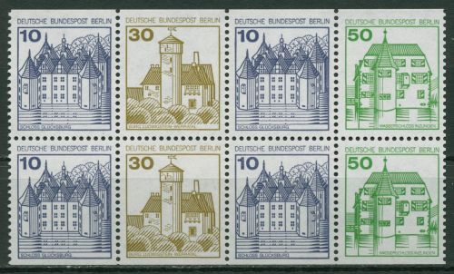 Berlin Heftchenblatt 1980 Burgen und Schlösser H-Blatt 19 postfrisch