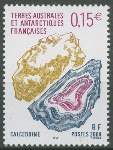Franz. Antarktis 2004 Mineralien Chalzedon 536 postfrisch