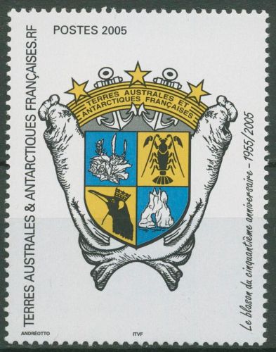 Franz. Antarktis 2005 Wappen des Territoriums 570 postfrisch