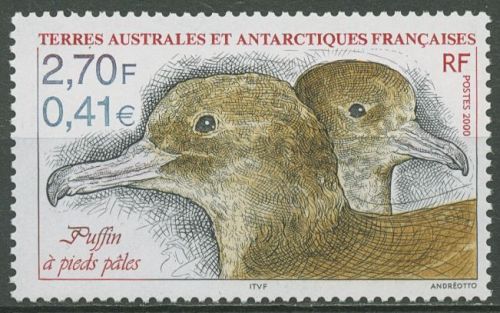 Franz. Antarktis 2000 Tiere der Antarktis Blassfußsturmtaucher 417 postfrisch