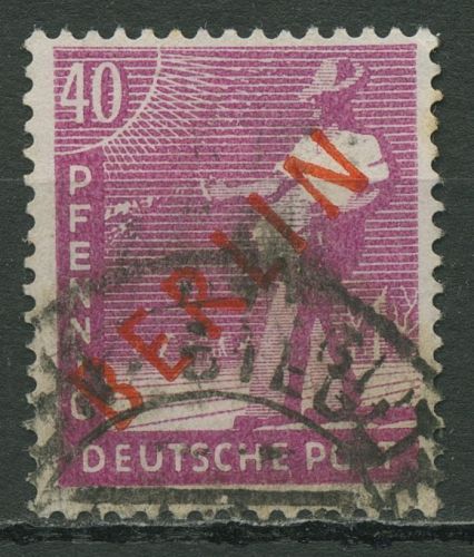 Berlin 1949 Rotaufdruck 29 gestempelt