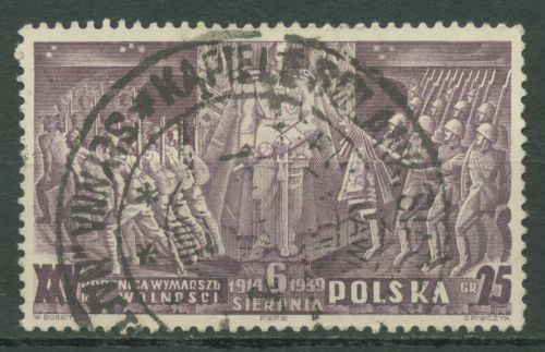 Polen 1939 Legionäre Marschall Pilsudski 356 gestempelt