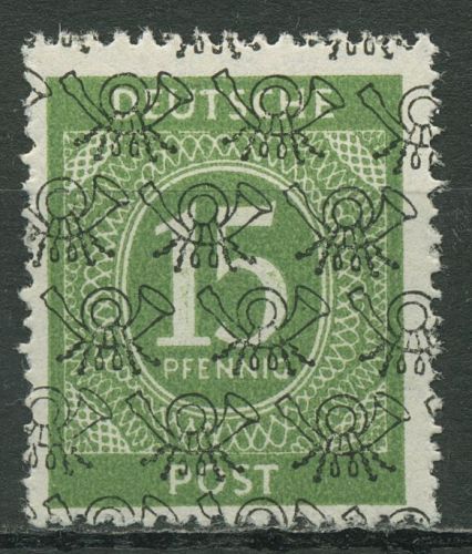 Bizone 1948 I. Kontrollratsausgabe mit Netzaufdruck 58 II postfrisch