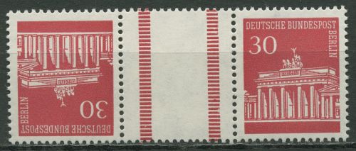 Berlin Zusammendrucke 1966 Brandenb. Tor KZ 3a.1 (Strl. durchgehend) postfrisch