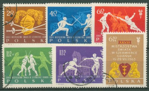 Polen 1963 Fecht-WM Danzig 1405/10 A gestempelt
