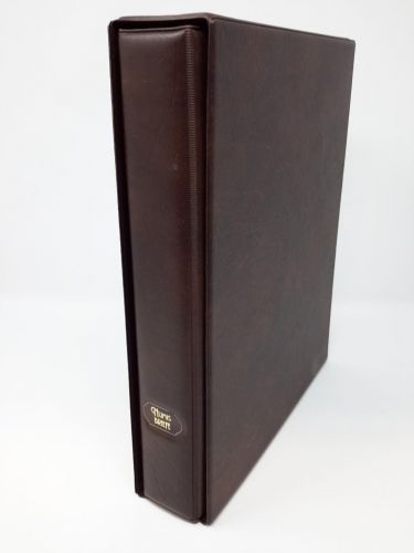 PHILSWISS Ringbinder mit Kassette braun NUMISBRIEFE gebraucht, neuwertig (Z277)