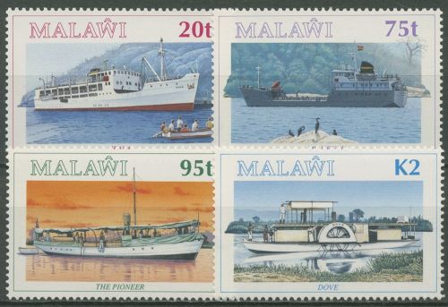 Malawi 1994 Schiffe auf dem Malawisee 640/43 postfrisch