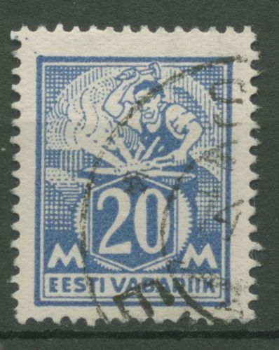 Estland 1925 Freimarken Handwerker 59 gestempelt