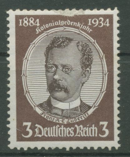 Deutsches Reich 1934 Kolonialforscher 540 postfrisch, Zahnfehler (R18952)