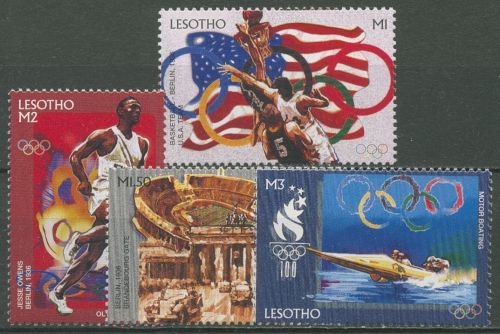 Lesotho 1996 Olympische Sommerspiele in Atlanta 1163/66 postfrisch
