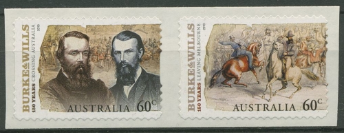 Australien 2010 150 Jahre Expedition v. Burke und Wills 3451/52 postfrisch