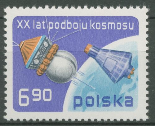 Polen 1977 Raumfahrt Erdsatelliten 2539 postfrisch