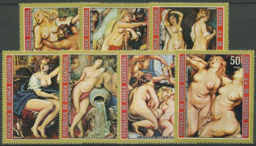 Äquatorialguinea 1973 Gemälde v. Peter Paul Rubens 285/91 postfrisch