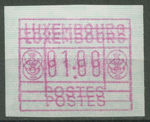 Luxemburg ATM 1992 Doppeldruck ATM 3 II postfrisch