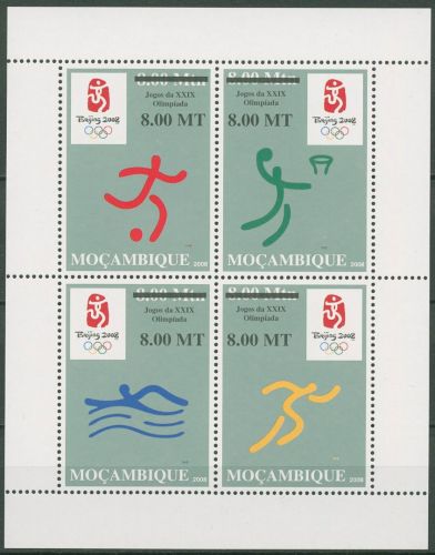 Mocambique 2008 Olympische Sommerspiele in Peking Block 233 postfrisch (C40455)