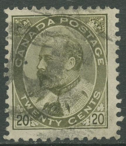 Kanada 1903 König Edward VII. 20 Cents, 82 A gestempelt