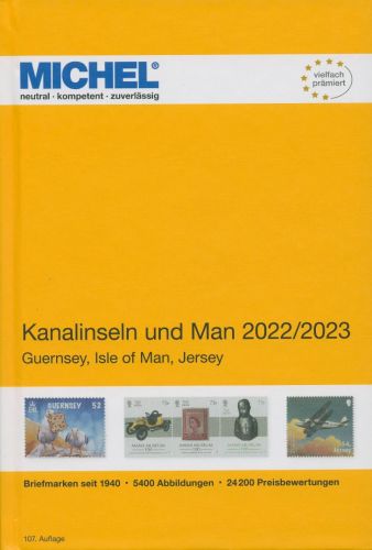 MICHEL Europa Band 14: KANALINSELN und MAN 2021/22 107. Aufl., gebraucht (Z2939)