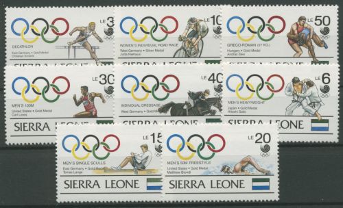 Sierra Leone 1989 Medaillengewinner Olympische Spiele Seoul 1164/71 postfrisch