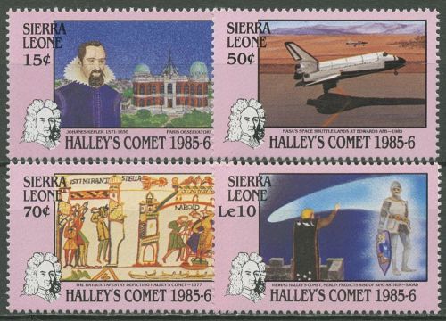 Sierra Leone 1986 Halleyscher Komet Space Shuttle 883/86 postfrisch