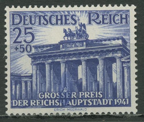 Deutsches Reich 1941 Galopprennen, Brandenburger Tor 803 postfrisch