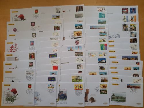 Bund 2014 Jahrgang komplett mit Selbstklebenden auf Ersttagsbrief FDC (XL80453)