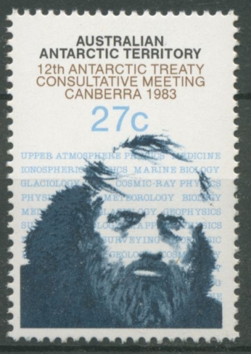 Austral. Antarktis 1983 Antarktisvertrag Konferenz Canberra 60 postfrisch