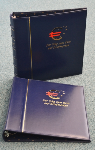 Deutsche Post Ringbinder blau, Der Weg zum Euro gebraucht neuwertig (Z584)