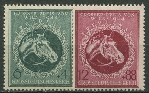Deutsches Reich 1944 Galopprennen Großer Preis von Wien 900/01 postfrisch
