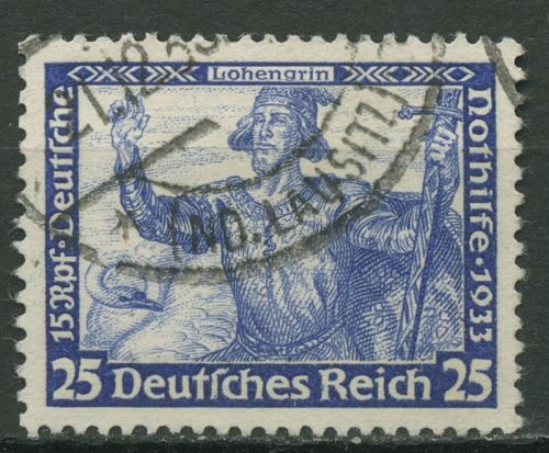 Deutsches Reich 1933 Deutsche Nothilfe Wagner 506 A gestempelt