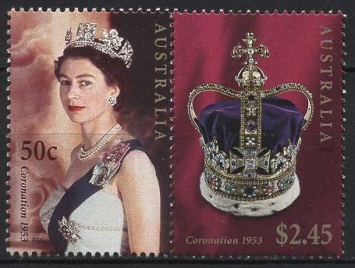 Australien 2003 50. Jahrestag Krönung v. Königin Elisabeth II. 2228/29 postfr.