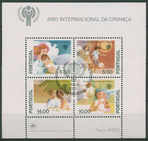 Portugal 1979 Internationales Jahr des Kindes Block 28 gestempelt (C91025)