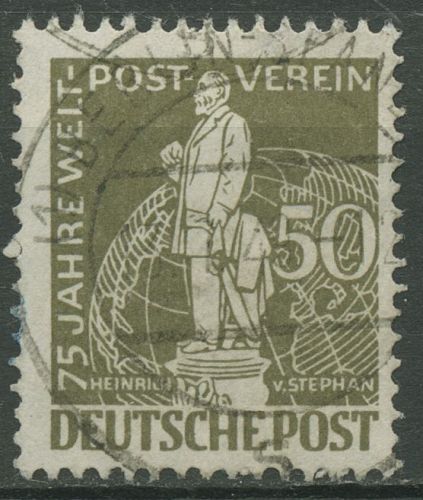 Berlin 1949 75 Jahre Weltpostverein UPU, Heinrich von Stephan 38 mit TOP-Stempel