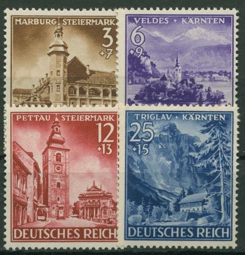Deutsches Reich 1941 Eingliederung Steiermark, Kärnten, Krain 806/09 postfrisch