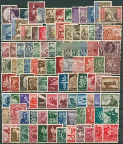 Deutsches Reich 1941 Die letzten 100 Marken des III. Reiches postfr. (SG18072)