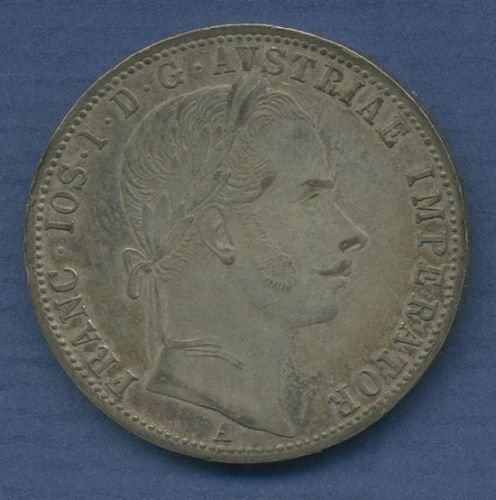 Österreich Gulden 1861 A, Franz Joseph I., J 328 vz (m3969)