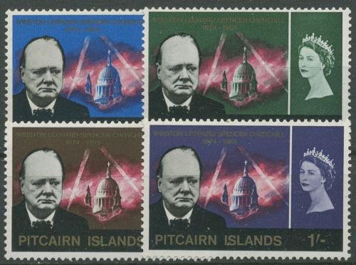 Pitcairn 1966 Winston Spencer Churchill St. Pauls-Kathedrale 56/69 postfrisch
