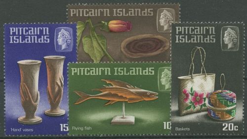 Pitcairn 1968 Kunsthandwerk Holzschnitzerei 91/94 postfrisch