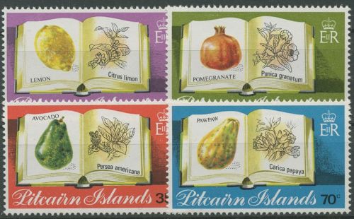Pitcairn 1982 Früchte Zitrone Avocado Papaya 214/17 postfrisch