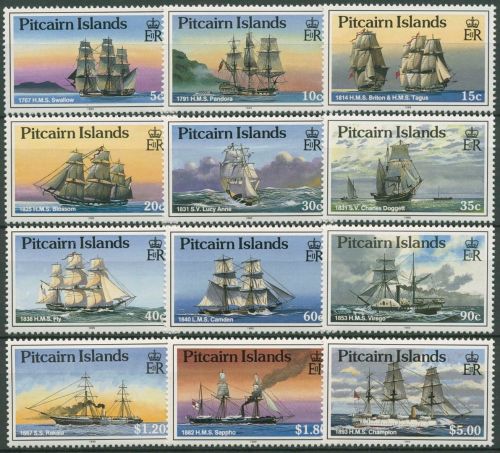 Pitcairn 1988 Segelschiffe Virago Champion Camden Fly 308/19 X postfrisch