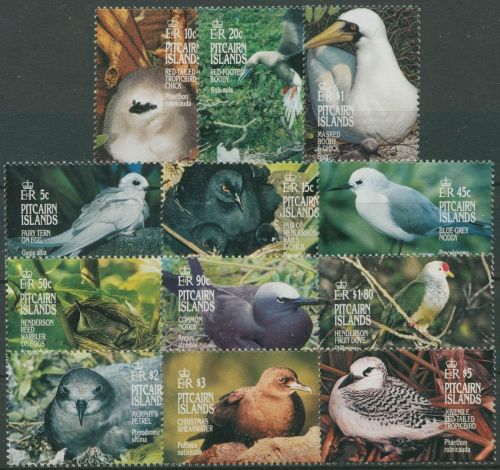 Pitcairn 1995 Vögel Tölpel Fruchttaube Seeschwalbe 444/55 postfrisch