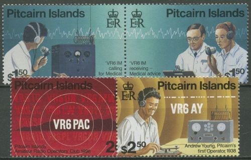 Pitcairn 1996 Gründung des Amateurfunkvereins 483/86 postfrisch