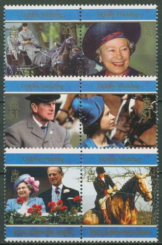 Pitcairn 1997 Goldene Hochzeit Königin Elisabeth II. 500/05 postfrisch