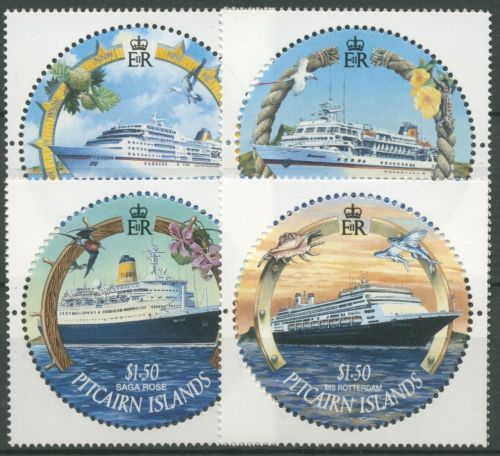 Pitcairn 2001 Kreuzfahrtschiffe Bremen Europa 576/79 postfrisch