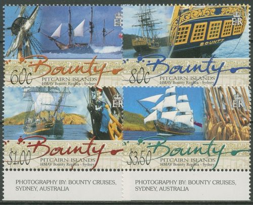 Pitcairn 2004 Replik der Bounty Segelschiff 660/63 postfrisch