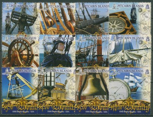 Pitcairn 2007 Nachbau der Bounty Segelschiff 731/42 postfrisch