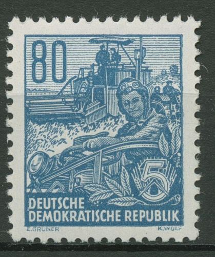 DDR 1953 Fünfjahrplan (II) Mähdrescher 421 X I postfrisch