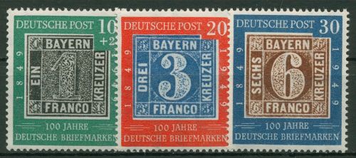 Bund 1949 100 Jahre deutsche Briefmarken 113/15 postfrisch